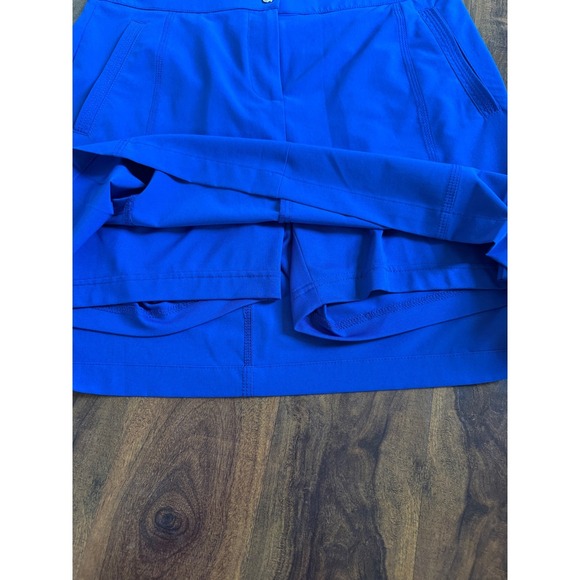 Zenergy Chico's Blue Skort Sz 1 (US 8) Pleats Activewear Golf Pickleball Tennis - Picture 4 of 6